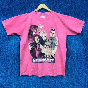 No Doubt Rock Pink T-Shirt Size M/L